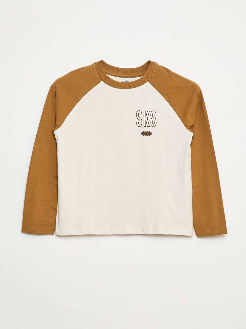 T-shirt à Maniche raglan Giallo - Kiabi