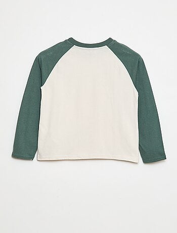 T-shirt à Maniche raglan