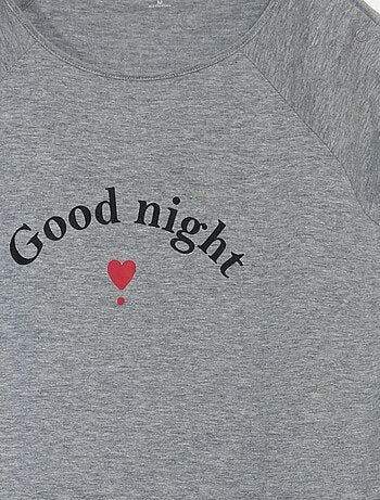 T-shirt a mezza lunghezza con bottoni a pressione sulle spalle - collezione facile da indossare