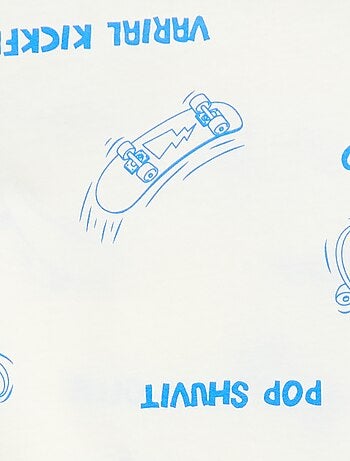 T-shirt a motivo maniche corte