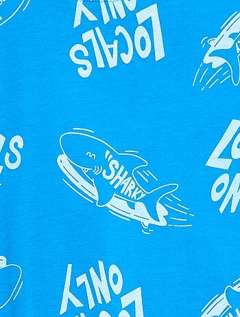 T-shirt a motivo maniche corte