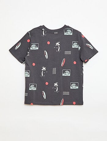 T-shirt a motivo maniche corte