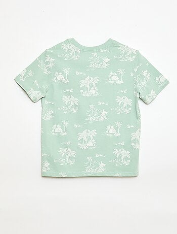 T-shirt a motivo maniche corte