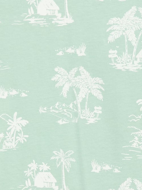 T-shirt a motivo maniche corte - Kiabi