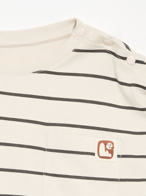 T-shirt a righe - collezione facile da indossare - Kiabi