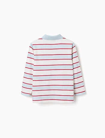 T-shirt a righe a manica lunga spider-man