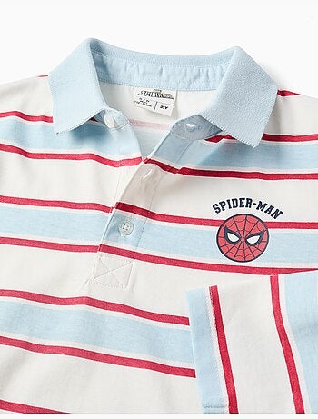 T-shirt a righe a manica lunga spider-man