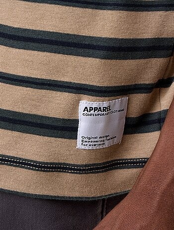 T-shirt a righe a maniche corte