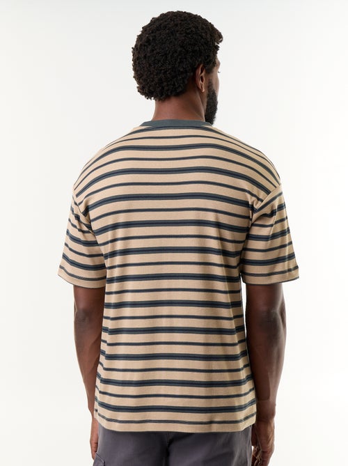 T-shirt a righe a maniche corte - Kiabi