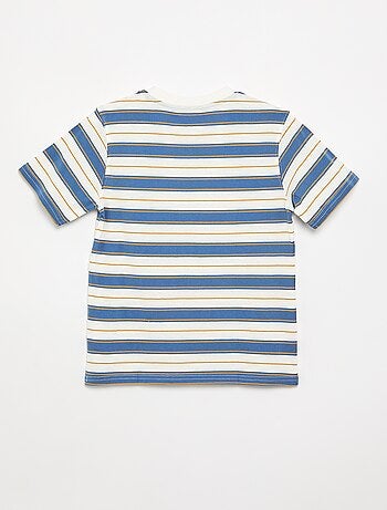 T-shirt a righe a maniche corte
