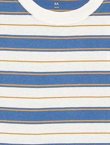 T-shirt a righe a maniche corte