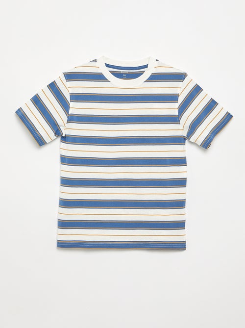 T-shirt a righe a maniche corte - Kiabi T-shirt a righe a maniche corte - Kiabi