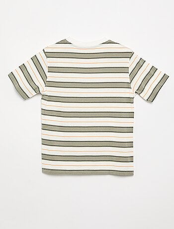 T-shirt a righe a maniche corte