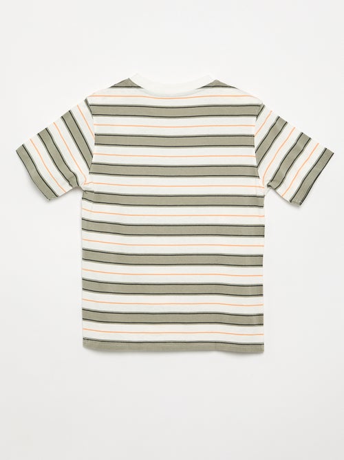 T-shirt a righe a maniche corte - Kiabi T-shirt a righe a maniche corte - Kiabi