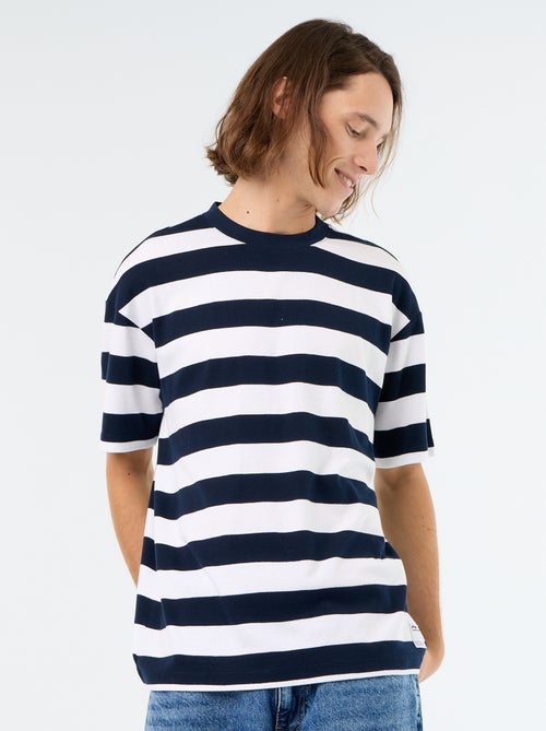 T-shirt a righe a maniche corte - Kiabi T-shirt a righe a maniche corte - Kiabi