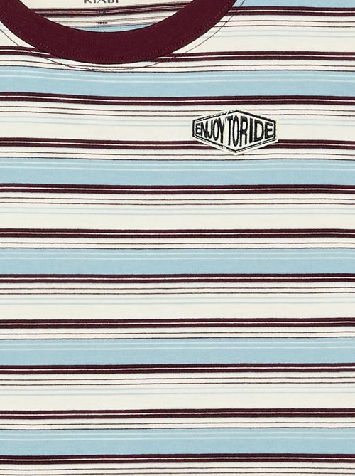 T-shirt a righe a maniche corte - Kiabi
