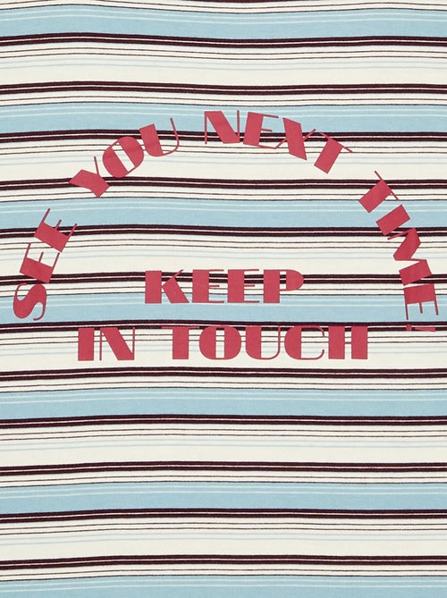 T-shirt a righe a maniche corte - Kiabi