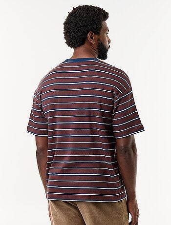 T-shirt a righe a maniche corte