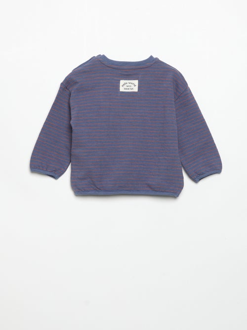 T-shirt a righe a maniche lunghe - Kiabi