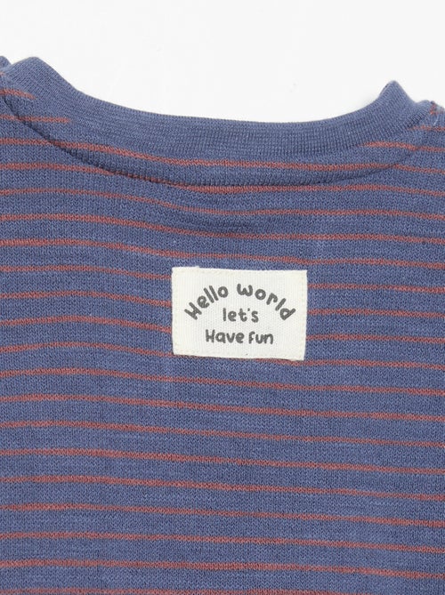 T-shirt a righe a maniche lunghe - Kiabi