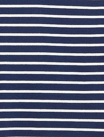 T-shirt a righe a maniche lunghe