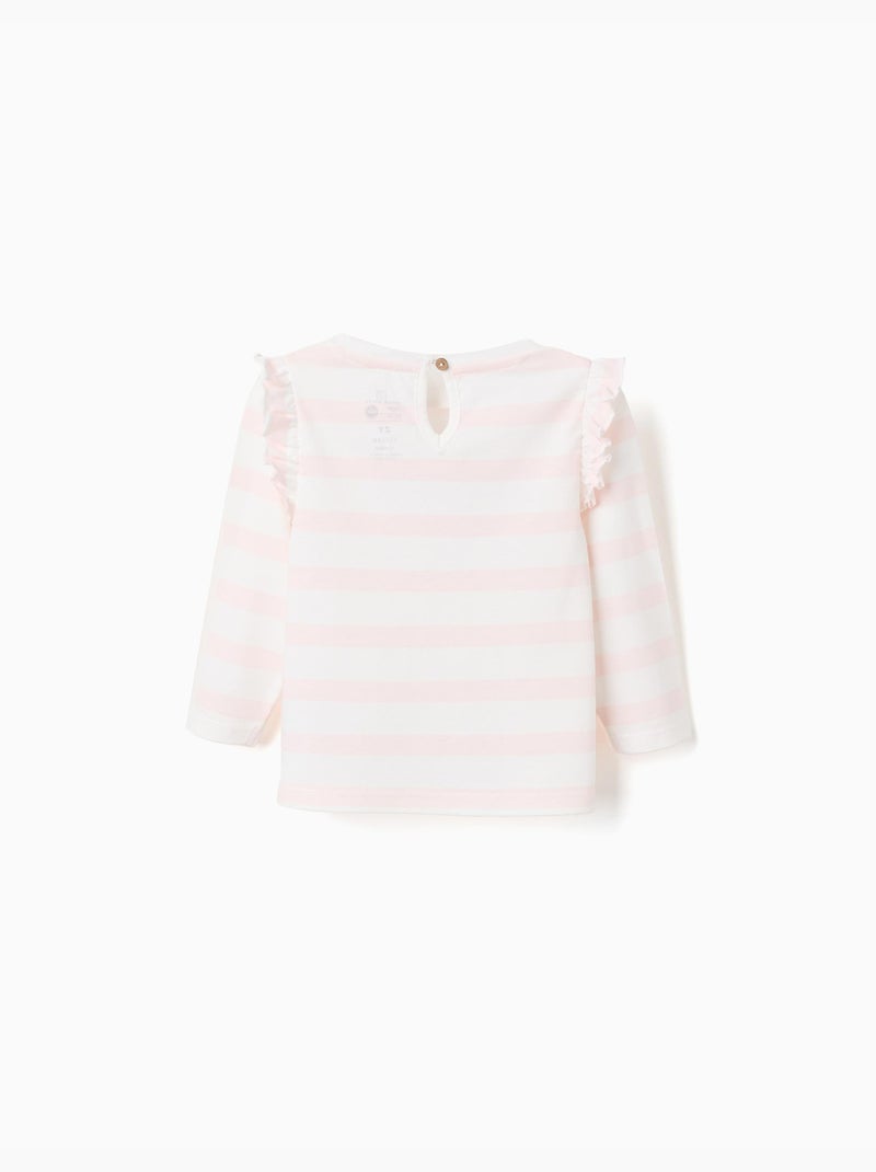 T-shirt a righe a maniche lunghe con hello kitty Rosa chiaro - Kiabi