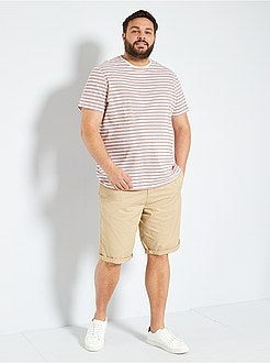 Taglie forti Uomo - T-shirt a righe - Kiabi