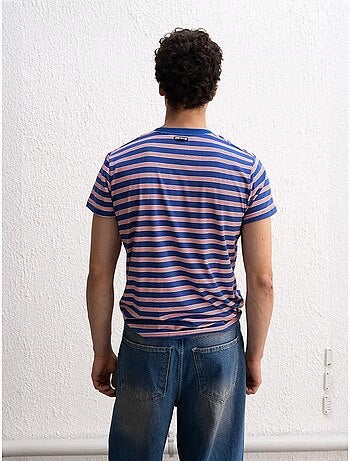 T-shirt a righe con girocollo giesto