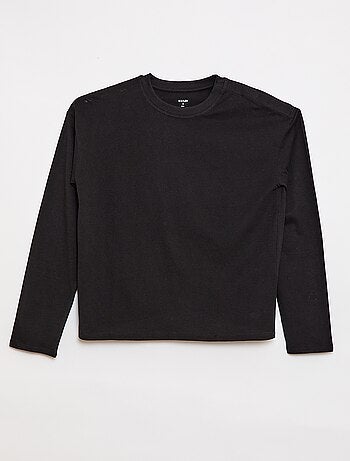 T-shirt a righe con spalla con velcro - So Easy