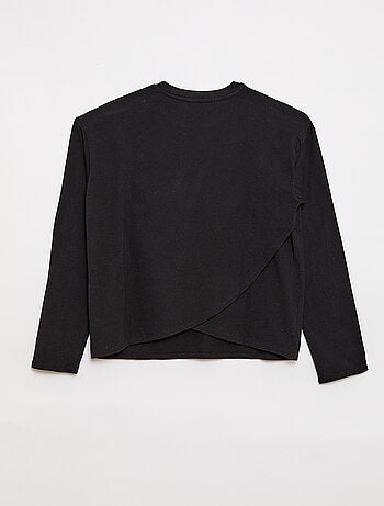 T-shirt a righe con spalla con velcro - So Easy