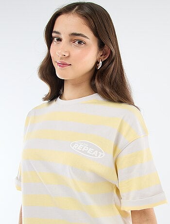 T-shirt a righe larghe