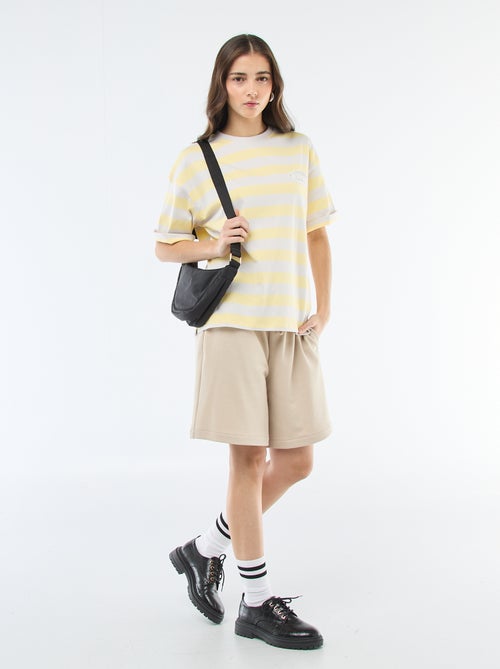 T-shirt a righe larghe - Kiabi