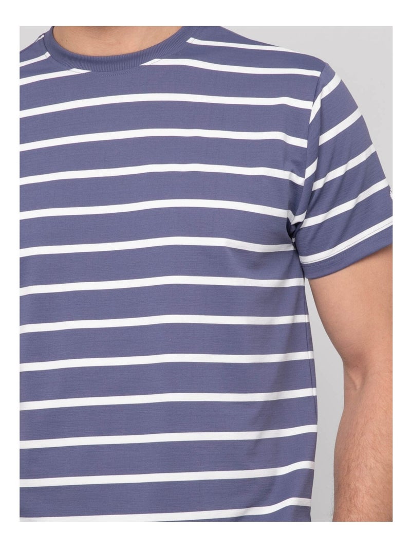 T-shirt a righe marinière NALMARTIN Blu marino - Kiabi