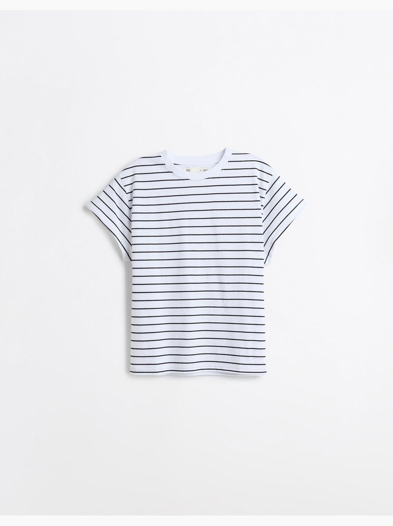 T-shirt a righe, MO Fashion Bianco - Kiabi