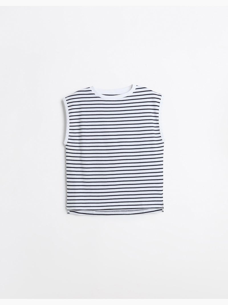 T-shirt a righe, MO Fashion Bianco - Kiabi