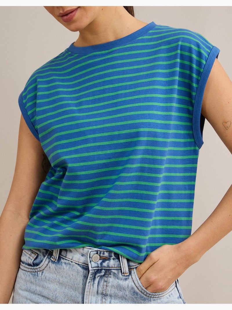 T-shirt a righe, MO Fashion Blu - Kiabi