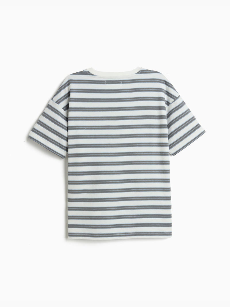 T-shirt a righe, MO Fashion Grigio - Kiabi