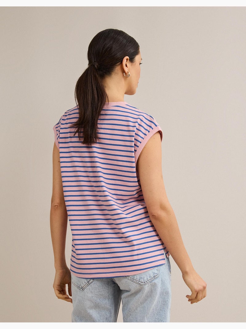 T-shirt a righe, MO Fashion Rosa - Kiabi