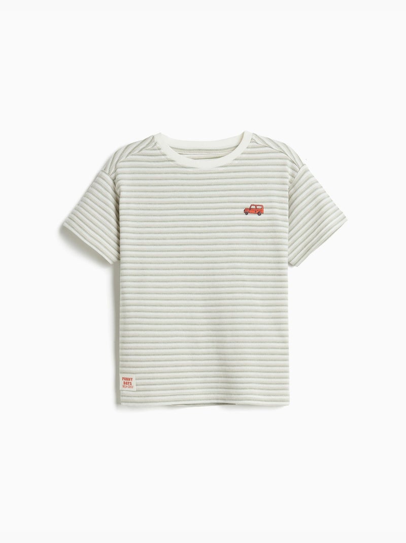 T-shirt a righe, MO Fashion Verde - Kiabi