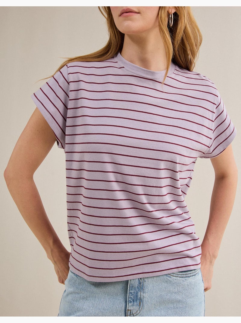 T-shirt a righe, MO Fashion Viola - Kiabi