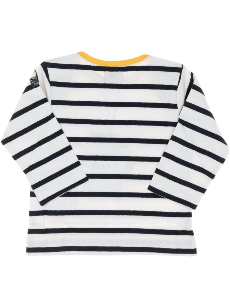 T-shirt a righe per bambini Loris Blu marino - Kiabi