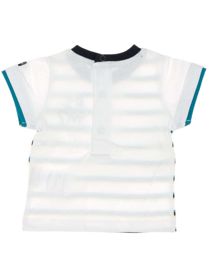 T-shirt a righe per ragazzo Bianco - Kiabi