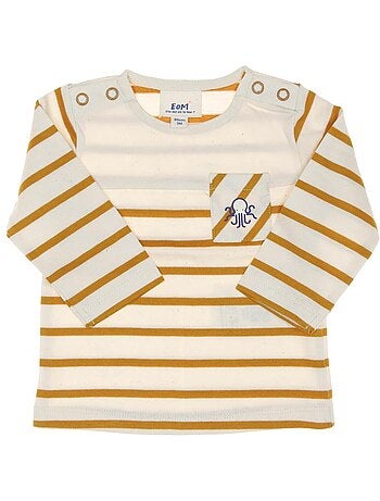 T-shirt a Righe per Ragazzo