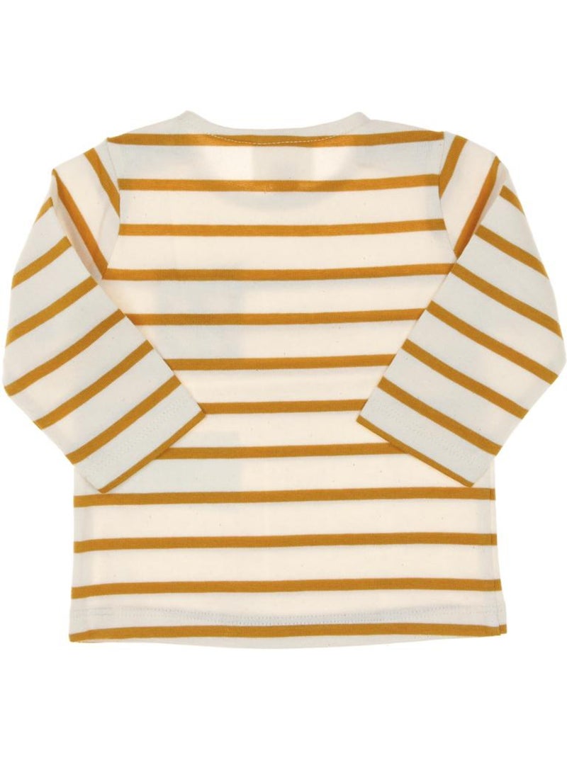 T-shirt a Righe per Ragazzo Giallo - Kiabi