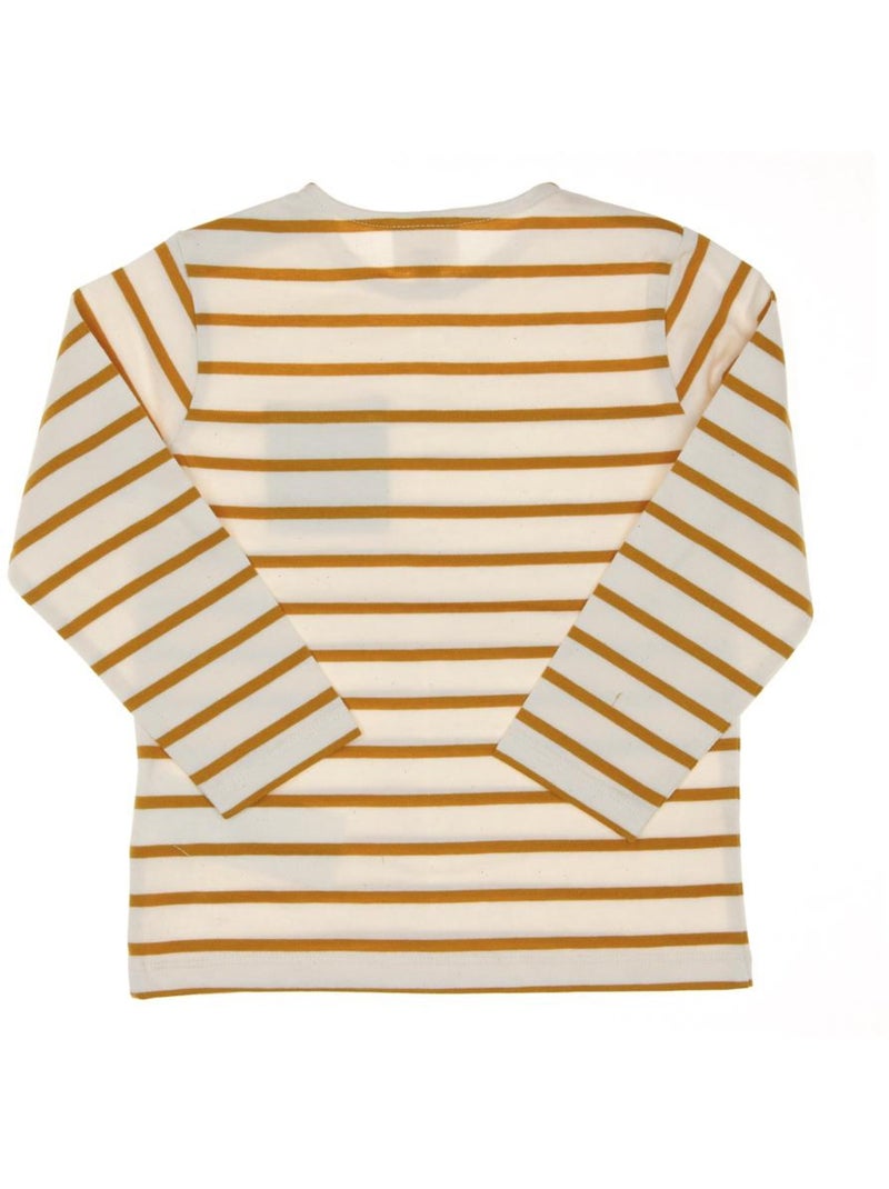 T-shirt a Righe per Ragazzo Giallo - Kiabi
