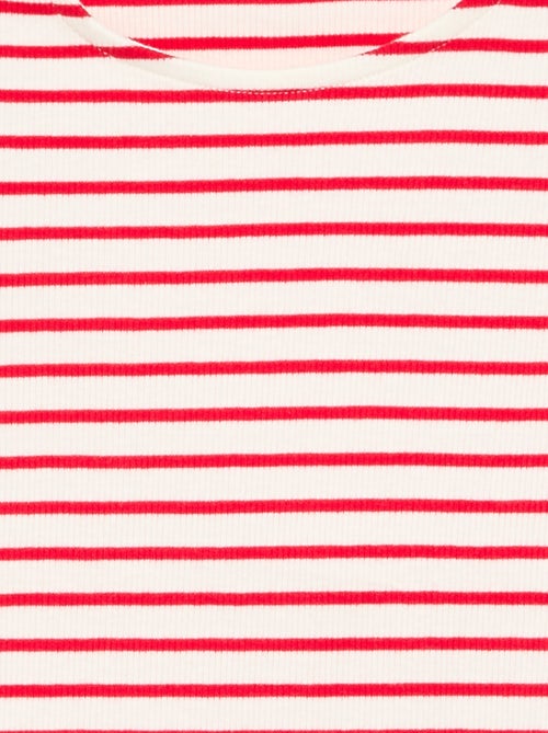 T-shirt a righe senza maniche - Kiabi