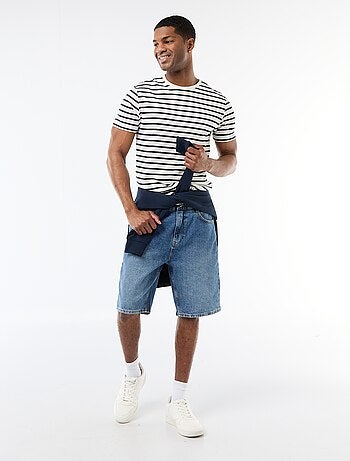 T-shirt a righe stile marinaro