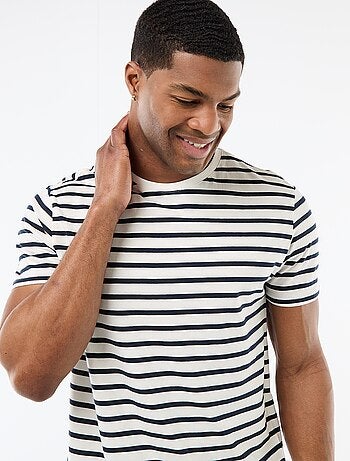 T-shirt a righe stile marinaro