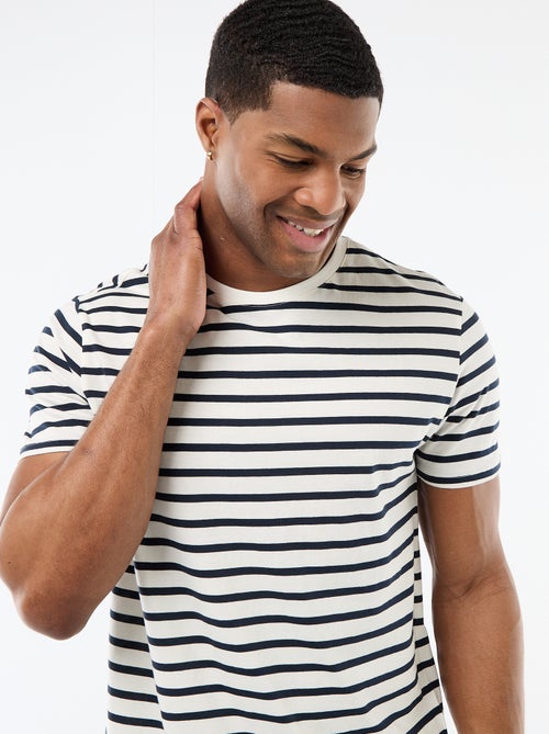 T-shirt a righe stile marinaro - Kiabi