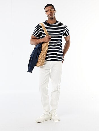 T-shirt a righe stile marinaro